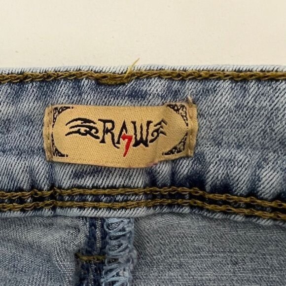 Raw 7 Girls Light Wash Skinny Jeans Blue Size 7 - Picture 11 of 14